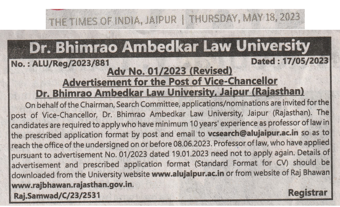 Dr. Bhimrao Ambedkar Law University